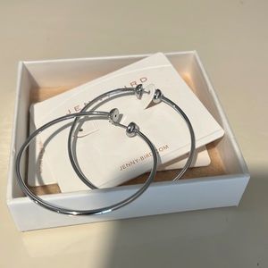 Jenny bird medium hoops brand new in box